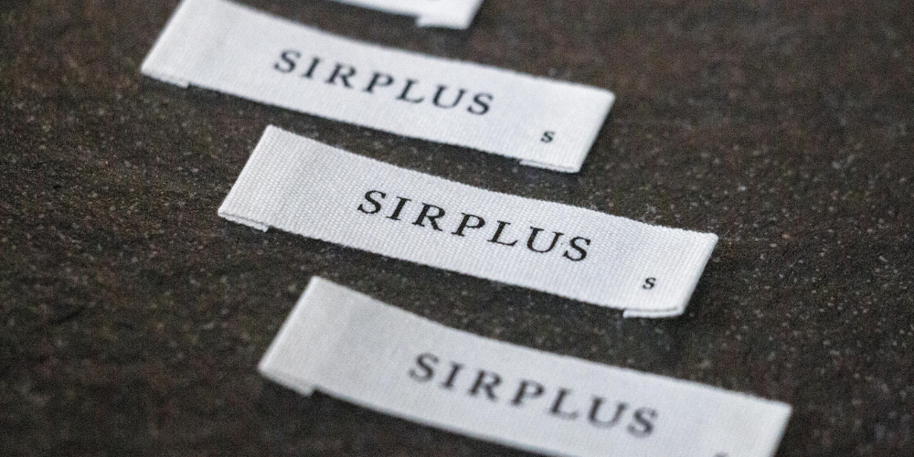 Sirplus organic cotton label