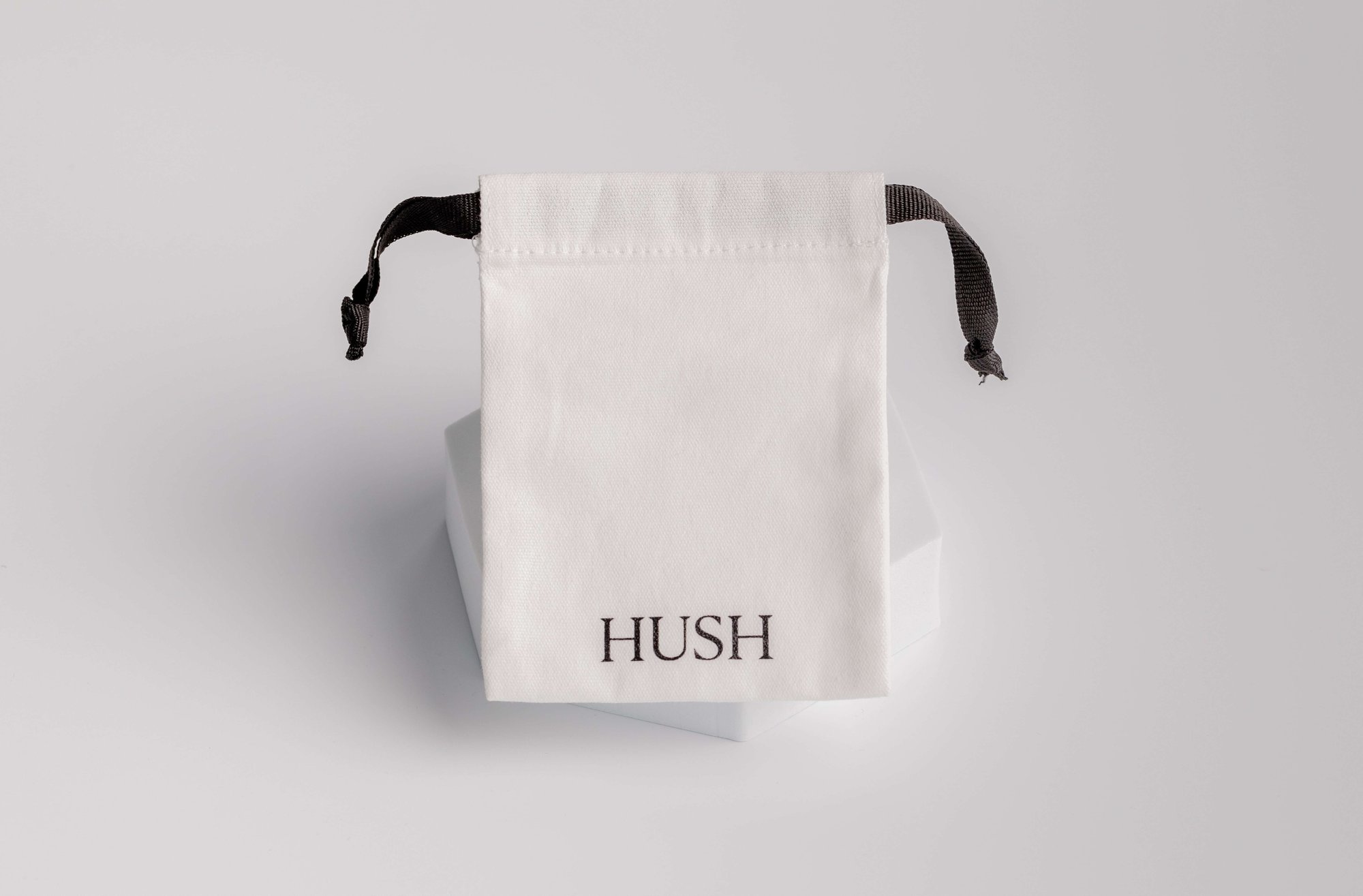 Hush drawstring bag